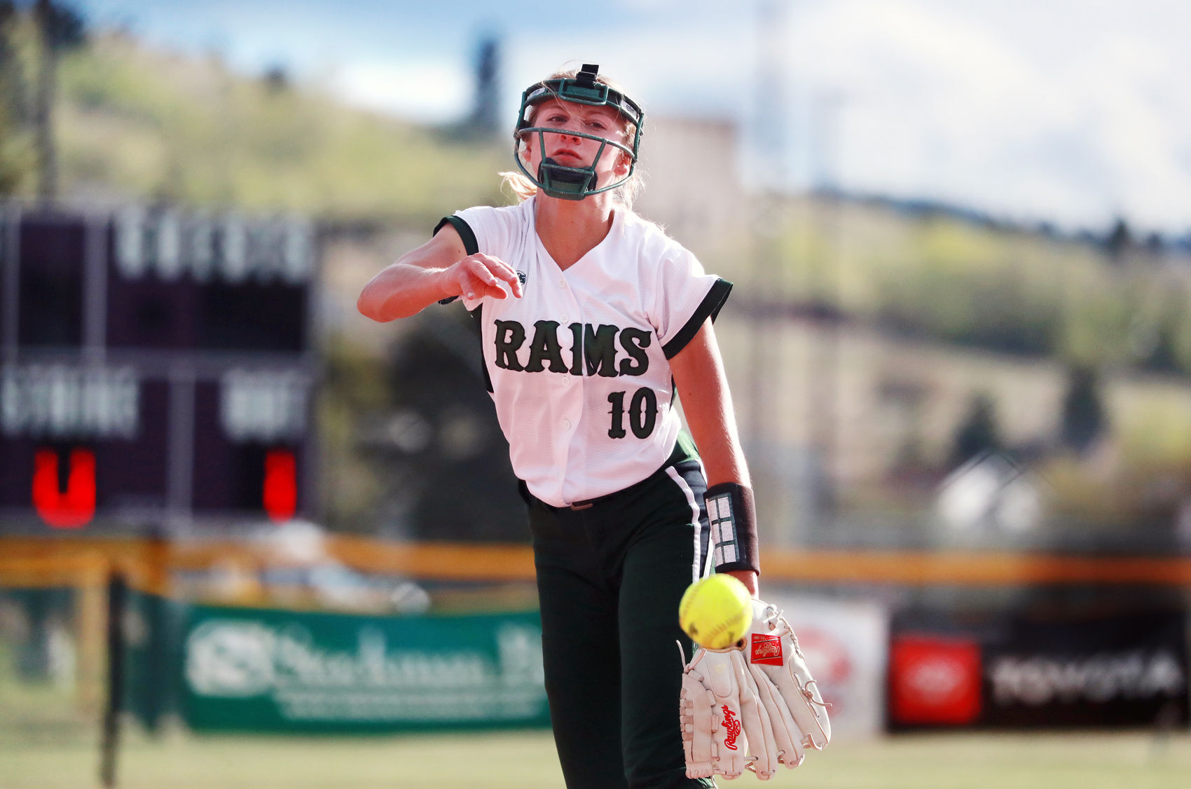 Billings Central at state softball